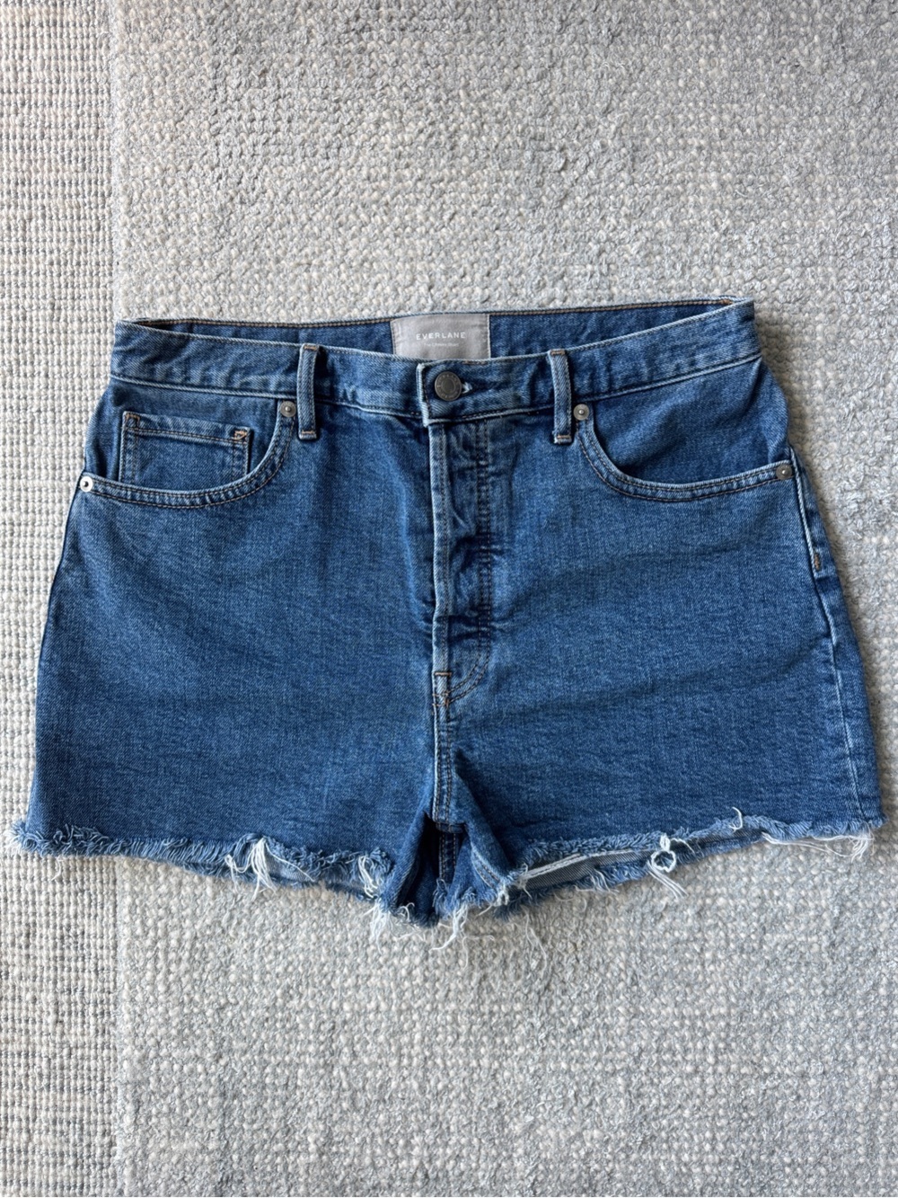 Everlane The Cheeky Short High-Rise Denim Cutoff Shorts Size 29